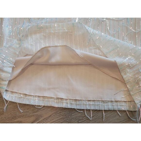 Dress formal bling large dance date night white nwt speechless cocktail - Picture 6 of 10